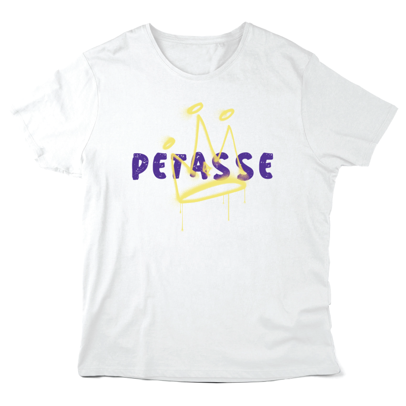 T-Shirt imprimé à message - Cadeau humour - reine pétasse
