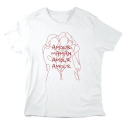 T-Shirt imprimé à message - Cadeau fête des mères - amour maman amour