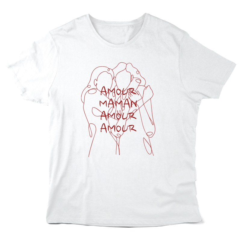 T-Shirt imprimé à message - Cadeau fête des mères - amour maman amour