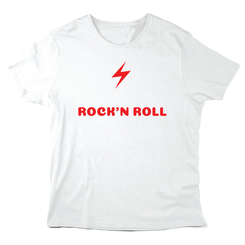 T-Shirt imprimé à message - Cadeau - Rock'n'roll