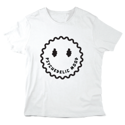 T-Shirt imprimé à message - Cadeau illustration smiley - psychédélique mood