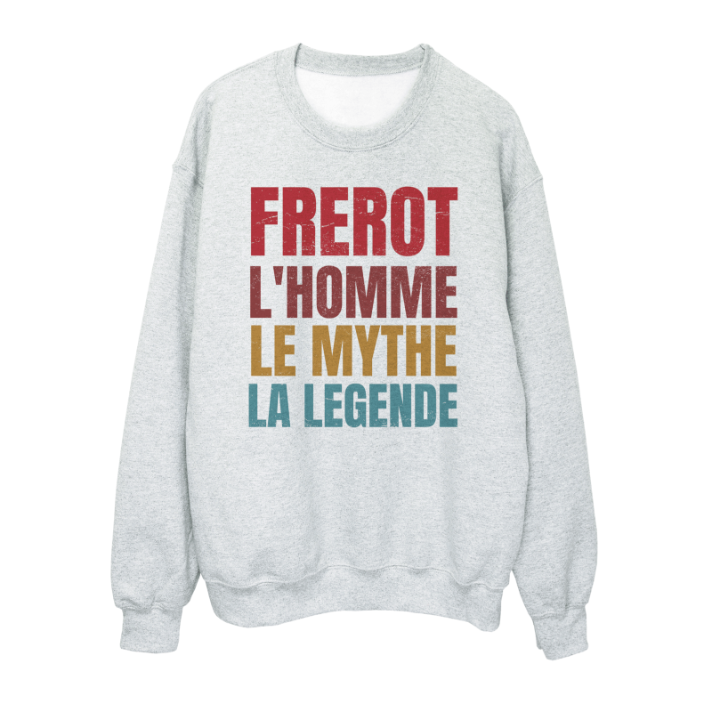 imprimé à message - Cadeau Famille - Frérot l'homme le mythe la légende  - France