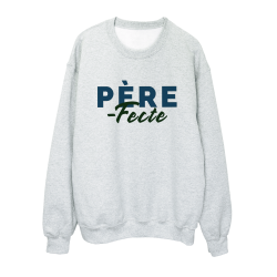 Sweat shirt imprimé à message - Cadeau fête des pères - Père-fecte