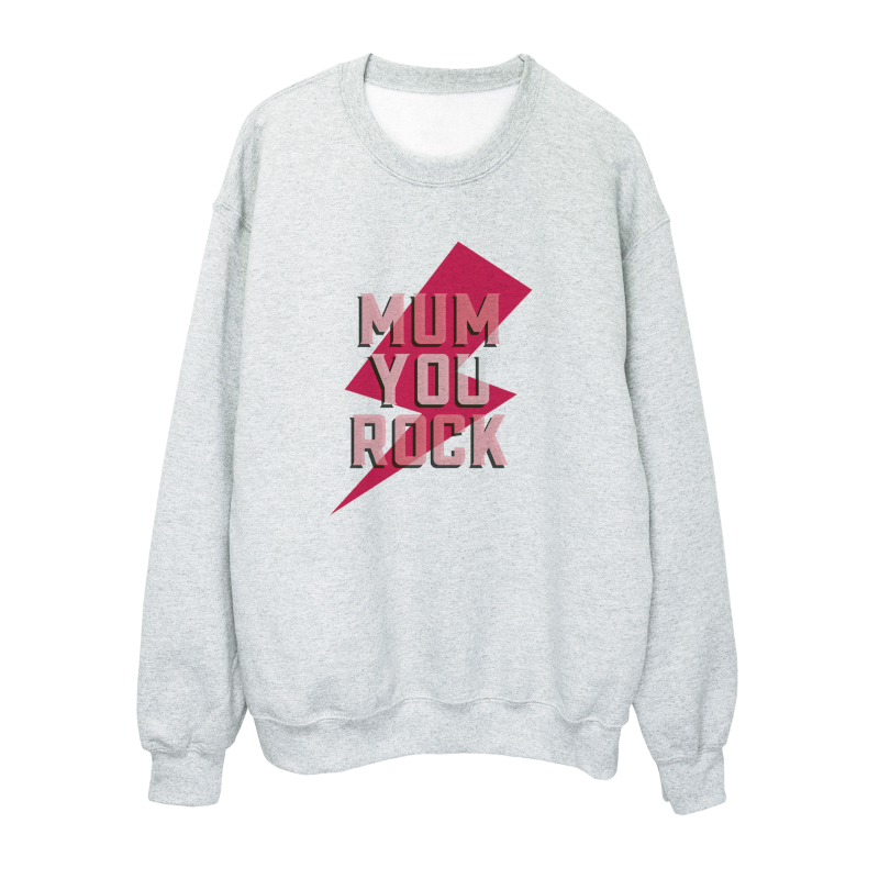 Sweat shirt imprimé à message - Cadeau fête des mères - Mum you rock