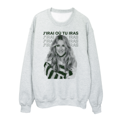 Sweat shirt imprimé à message - Cadeau Célébrité - j'irai où tu iras céline dion
