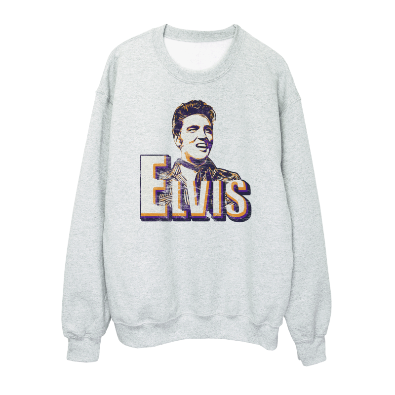 Sweat shirt imprimé à message - Cadeau Célébrité - Elvis