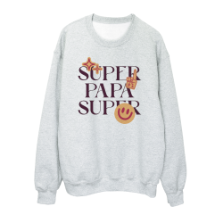 Sweat shirt imprimé à message - Cadeau fête des pères - super papa