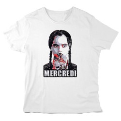 Aigle freedom T-Shirt imprimé - Cinéma série - Mercredi addams