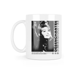 Mug céramique à message - Cadeau célébrité - Mylène farmer désenchantée