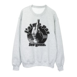 Sweat shirt imprimé à message - Cadeau Humour - Cinéma série - Addams La chose j'aime pas les gens