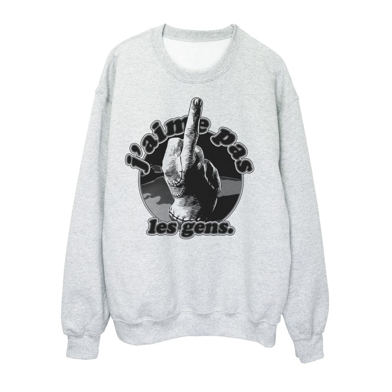 Sweat shirt imprimé à message - Cadeau Humour - Cinéma série - Addams La chose j'aime pas les gens