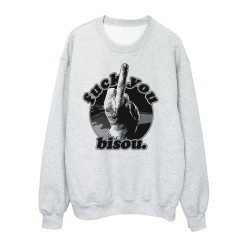 Sweat shirt imprimé à message - Cadeau Humour - Cinéma série - La chose fuck you bisou