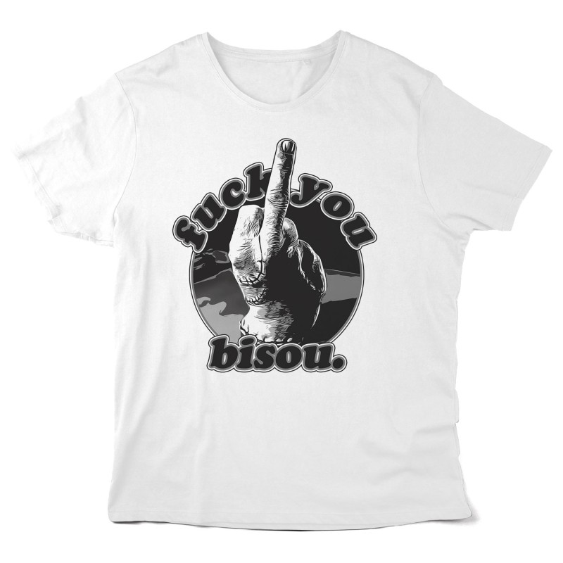 T-Shirt imprimé - Cinéma série - Addams La chose Fuck you bisou