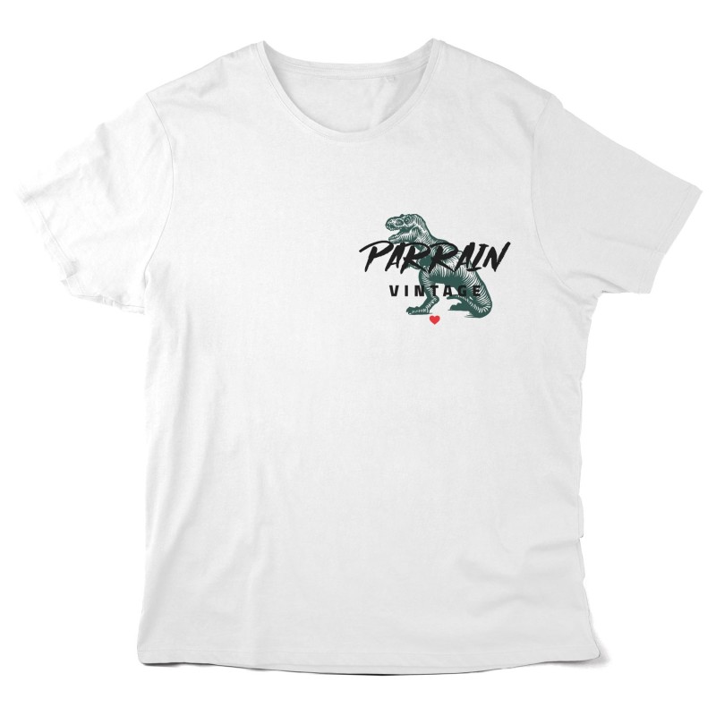 T-Shirt imprimé - Humour baptême - parrain vintage