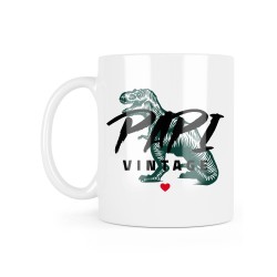 Mug céramique à message - Cadeau humour - fête grands pères - Papi vintage