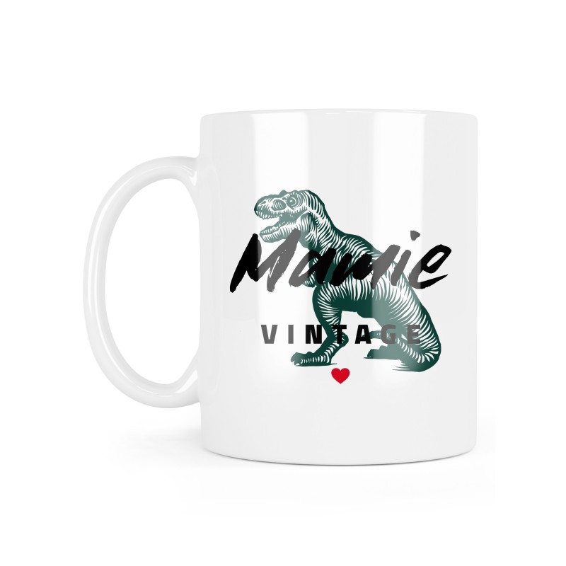 Mug céramique à message - Cadeau humour -fête des grands mères - mamie vintage