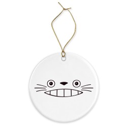 Décoration céramique - Cadeau Ornement Noël sapin -  imprimé manga anime totoro
