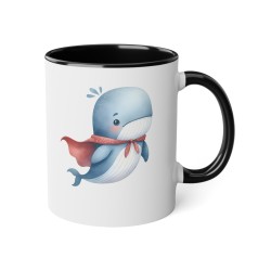 Mug tasse enfant personnalisable avec prénom - Céramique - Cadeau unique - Animaux super héros cerf - France