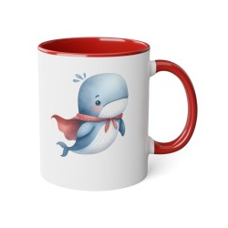Mug tasse enfant personnalisable avec prénom - Céramique - Cadeau unique - Animaux super héros cerf - France