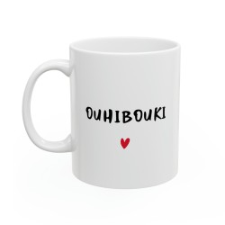 Mug céramique à message - Idée cadeau Mug Amour - Saint-Valentin et Anniversaires - Je t'aime ouhibouki - France