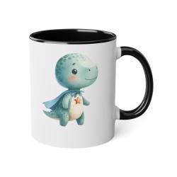 Mug tasse enfant personnalisable avec prénom - Céramique - Cadeau unique - Animaux super héros dinosaure - France
