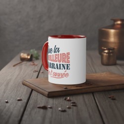 Mug céramique à message - Cadeau Idéal pour Demander ou Remercier sa Marraine - Fête des Pères - Elue marraine de l'année - Fran