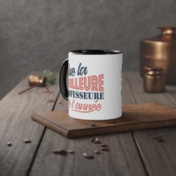 Mug céramique - Tasse Drôle et Originale - Idée cadeau pour fin d'année scolaire enseignant - Elue professeure de l'année