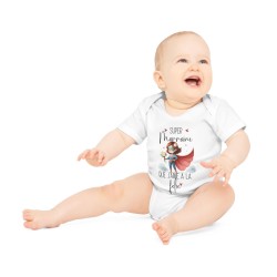 Body Bébé Drôle - Imprimé Humour et Citations - Cadeau Naissance Original - Super marraine que j'aime