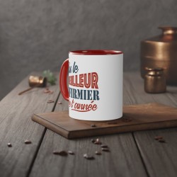 Mug céramique - Tasse Drôle et Originale - Idée cadeau pour soignants - Elue infirmier de l'année - France