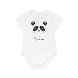 Body Bébé Drôle - Imprimé personnalisable avec prénom - Cadeau Naissance Original et unique - Animaux panda - France