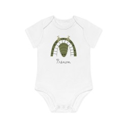 Body Bébé Drôle - Imprimé personnalisable avec prénom - Cadeau Naissance Original et unique - Animaux serpent - France