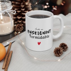 Mug céramique - Tasse Drôle et Originale - Idée cadeau pour fin d'année scolaire enseignant -  Juste un enseignant formidable