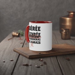 Mug céramique - Tasse Drôle et Originale - Cadeau Idéal pour Collègues, départ a la retraite - Humour Libérée délivrée retraitée