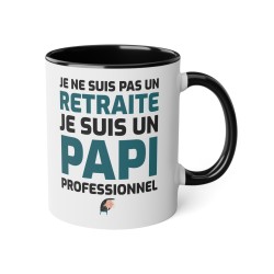 Mug céramique - Tasse Drôle et Originale - Cadeau Idéal pour Collègues, départ a la retraite - Humour Libéré délivré retraité