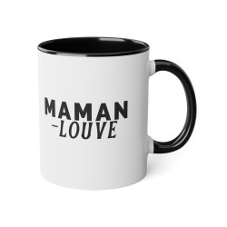 Mug céramique à message -  Idée Cadeau Unique pour la Fête des mères - Maman louve - France