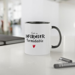 Mug céramique - Tasse Drôle et Originale - Idée cadeau pour soignants - Juste un infirmier formidable - France