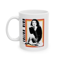 Mug céramique à message - Cadeau célébrité - Quand je bois je deviens céline dion