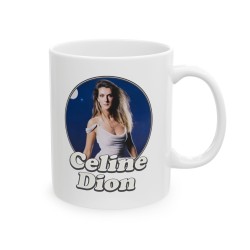 Mug céramique à message - Cadeau célébrité - Quand je bois je deviens céline dion