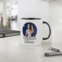 Mug céramique à message - Cadeau célébrité - Quand je bois je deviens céline dion