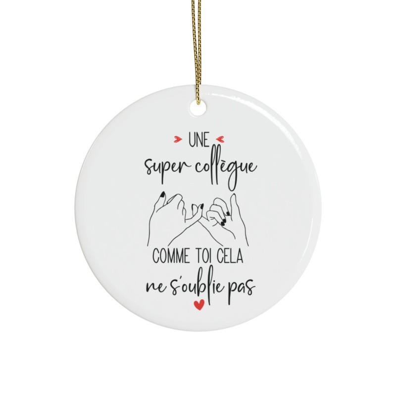 Mug tasse céramique - Idée cadeau Original et personnalisé avec message départ collègue de travaille amitié - Une super collègue