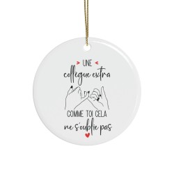 Mug tasse céramique - Idée cadeau Original départ collègue de travaille amitié - Une collègue extra s'oublie pas