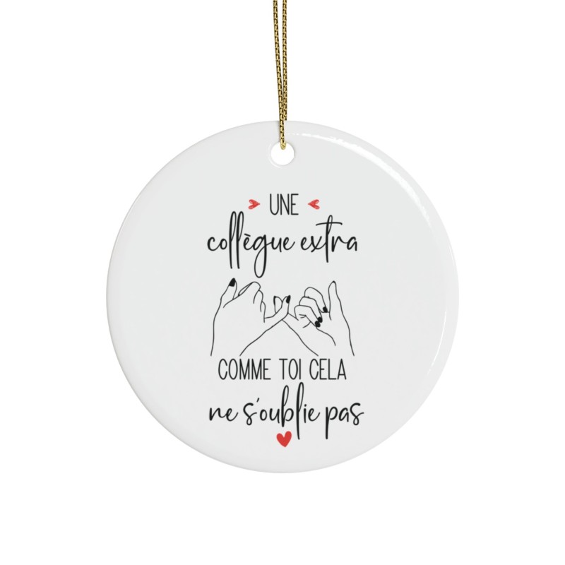 Mug tasse céramique - Idée cadeau Original départ collègue de travaille amitié - Une collègue extra s'oublie pas