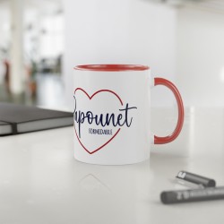 Mug tasse céramique - Idée cadeau Original et personnalisé avec message fête des pères - Papounet formidable