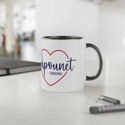 Mug tasse céramique - Idée cadeau Original et personnalisé avec message fête des pères - Papounet formidable