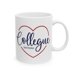 Mug tasse céramique - Idée cadeau Original et personnalisé avec message départ collègue - Collègue formidable