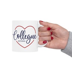 Mug tasse céramique - Idée cadeau Original et personnalisé avec message départ collègue - Collègue formidable