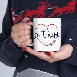 Mug céramique - Idée cadeau Mug Humour vulgaire - Saint-Valentin et Anniversaires -  Je t'aime connasse