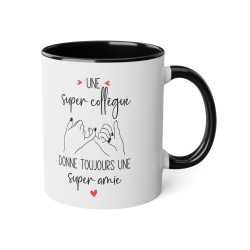 Mug tasse céramique - Idée cadeau Original et personnalisé avec message départ collègue - Collègue formidable
