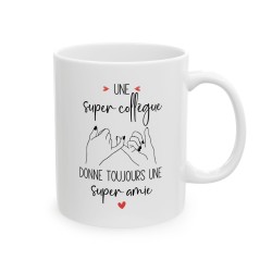 Mug tasse céramique - Idée cadeau Original et personnalisé avec message départ collègue - Collègue formidable