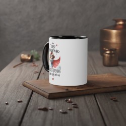 Mug tasse céramique - Idée cadeau Original avec message remerciement famille - Ma super mamie merci de prendre soin de moi